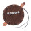 Medieval PU Leather Pouch Portable Drawstring-dark brown 6