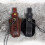 Medieval PU Leather Pouch Portable Drawstring-dark brown 5