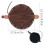 Medieval PU Leather Pouch Portable Drawstring-dark brown 2