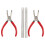 Fret Puller Flat Head Plier Bass Guitar-Pliers with 2 Spacer 20