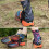 Ankle Gaiters Protective Shoe Cover Boot Guard for-Ink red 3
