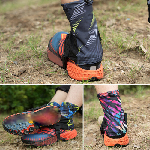 Ankle Gaiters Protective Shoe Cover Boot Guard for-Ink red 2