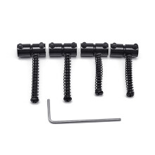 Guitar Replacement Set 4 Pack 2 Color Zinc Alloy Bass-Black