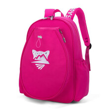 Portable Racquet Carrying Bag Tennis Backpack Outdoor-rose Red