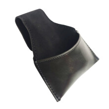 PU Leather Billiard Chalk Pouch Billiard Snooker-Black