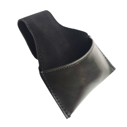 PU Leather Billiard Chalk Pouch Billiard Snooker-Black