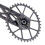Bicycles Crankset Chainring 3mm Offset-Titanium color 34T 12