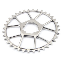 Bicycles Crankset Chainring 3mm Offset-Titanium color 34T
