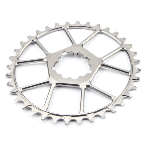 Bicycles Crankset Chainring 3mm Offset-Titanium color 34T
