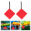 2Pcs Kayak Warning Flags Canoes Warning Flags with Webbing Kayak 14