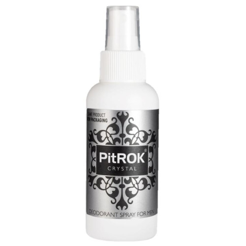 PitROK Crystal Natural Deodorant Spray for Men, 100 ml