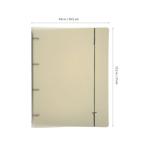 Mlins A4 Transparenter PP Ordner Mit Schnellhefter Aktenbox 2