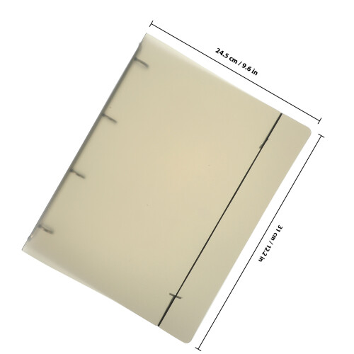 Mlins A4 Transparenter PP Ordner Mit Schnellhefter Aktenbox 1