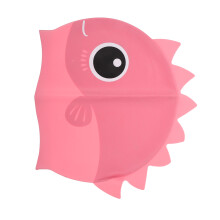 Cartoon Badekappe Schwimmhaube Silikon Rosa Schützt Die 1Stk