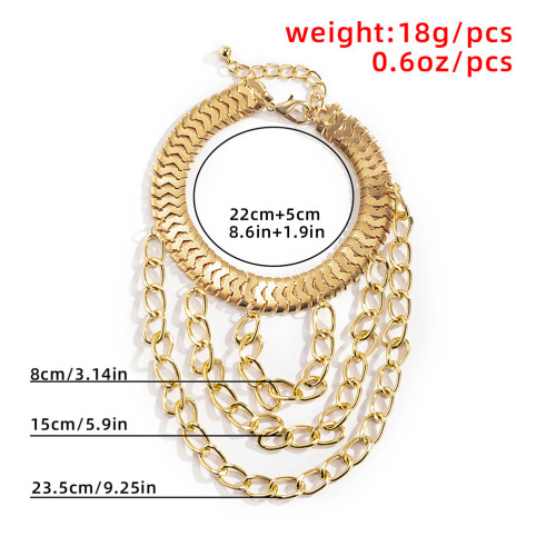 Golden Ankle Chain Mit Hervorragender Verarbeitung 2 1