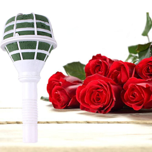 6 Weißer Blumenstrauß Für Braut 2