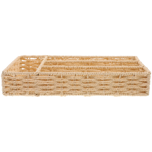 Schublade Besteckorganizer Gewebt Eleganter Beige 1 1