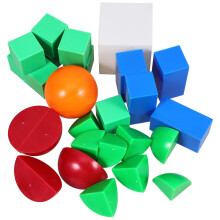 3 Sets Geometrische Körper Manipulatives, Abnehmbare Modelle