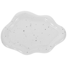 2Stück Irreguläres Keramiktablett Schmuck Organizer Ringhalter