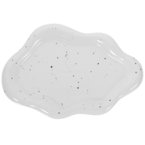 2Stück Irreguläres Keramiktablett Schmuck Organizer Ringhalter