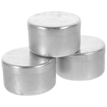 Kleine Runde Aluminiumbodenwaage Aufbewahrungsdosen 3-teilig