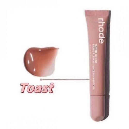 Rhode Hailey colored peptide lipstick, Toast lipstick 1