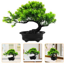 2St Künstlicher Bonsai-Kiefernbaum In Topf