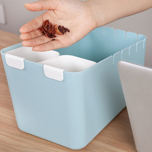 Desktop Müllbehälter Mini Abfalleimer Kleiner PP 2