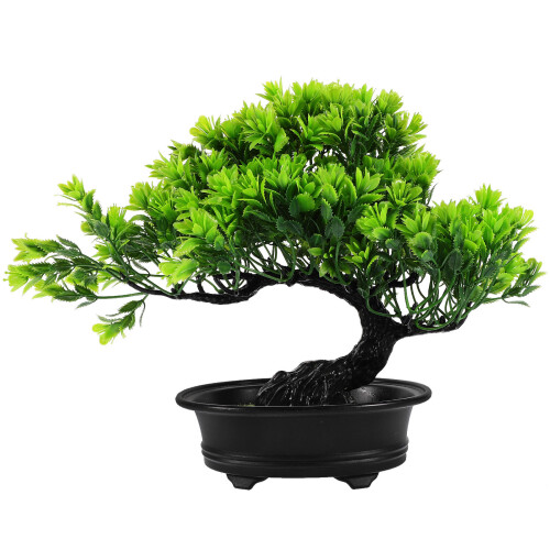 2St Künstlicher Bonsai-Kiefernbaum In Topf 1