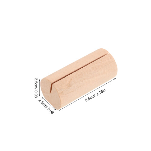 20Stk Holz Visitenkarten Notizclip Kartenhalter 1