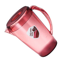 1 Stk Hitzebeständiger Kunststoff Teekessel Trinkflasche Rot