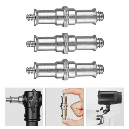 3St Schroefadapter 1/4 3/8 Statief Voor Studioverlichting 1