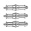 3St Schroefadapter 1/4 3/8 Statief Voor Studioverlichting 3