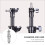 3St Schroefadapter 1/4 3/8 Statief Voor Studioverlichting 8