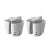 2St Multifunctionele Plastic Sponshouder Met Suction Grijs 1