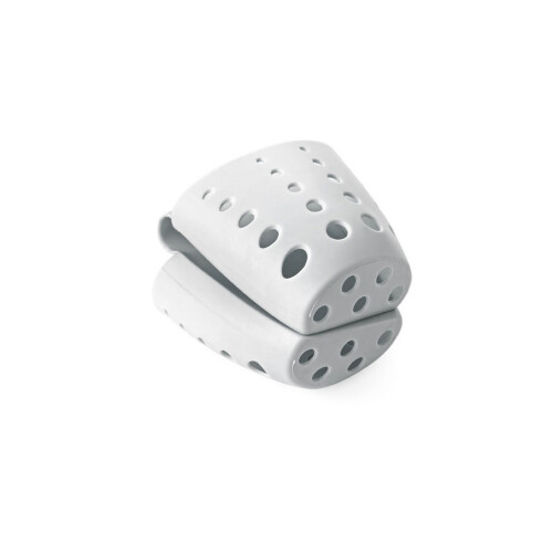 2St Multifunctionele Plastic Sponshouder Met Suction Grijs 1