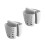 2St Multifunctionele Plastic Sponshouder Met Suction Grijs 5