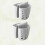 2St Multifunctionele Plastic Sponshouder Met Suction Grijs 8