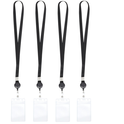 4 -Badge-Lanyard Passhalter Kartenhülle 1
