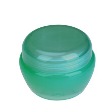 12Pcs Travel Green Mushroom Cream Jars Sift-Proof Packaging Bottles