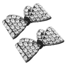 Rhinestone Schuhdekoration Schwarz Acryl 1 Paar