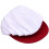 Mesh Arbeitsmütze Kochmütze Rot Unisex 10