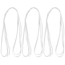 3 Flexible Kunststoff Faser Weiße Maniküre