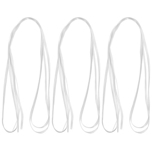 3 Flexible Kunststoff Faser Weiße Maniküre