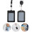 1 Set Mit Clip Schwarz Aluminium 3