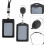 1 Set Mit Clip Schwarz Aluminium 5