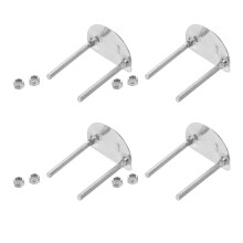 4 Rollschuh Verbindungsplatte Für