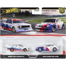 Hot Wheels Premium Car Culture BMW 320 Group 5 and 2001 BMW M3 GTR 2 Car Set