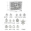 Gr8 Home Silver 101 Piece Hanging Christmas Tree Baubles 2