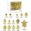 Gr8 Home Gold 101 Piece Hanging Christmas Tree Baubles 2